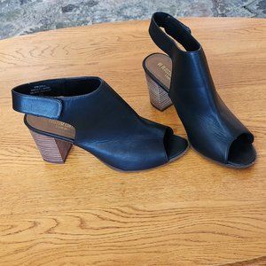 The Blossom Collection black 3 1/2 inch block heel shoes 11M